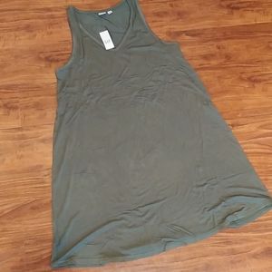 NWT GAP Olive Swing Dress, S